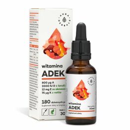 Witamina ADEK Krople 30 ml - Aura Herbals