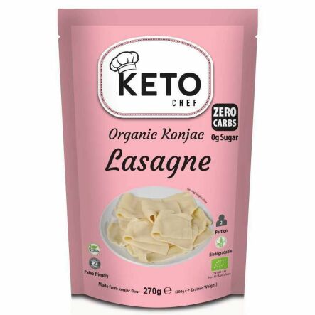 Makaron Keto (Konjac Typu Noodle Lasagne)  Bio 270 g (200 g)  - Keto Chef