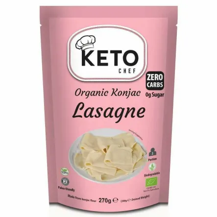 Makaron Keto (Konjac Typu Noodle Lasagne)  Bio 270 g (200 g)  - Keto Chef