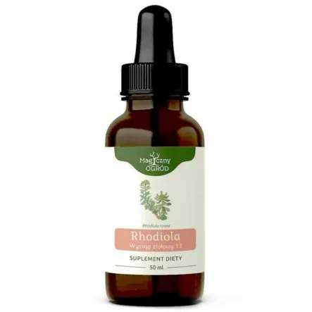 Rhodiola Wyciąg Ziołowy 1:1 50 ml - Magiczny Ogród