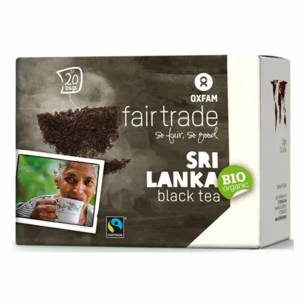 Herbata Czarna Ekspresowa Fair Trade Bio 20x 1,8 g 36 g Oxfam