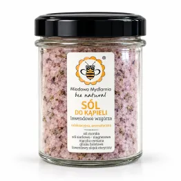 Sól do Kąpieli Lawendowe Wzgórza 350 g - Miodowa Mydlarnia