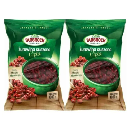 2 x Żurawina Suszona Cięta USA 1 kg - Targroch