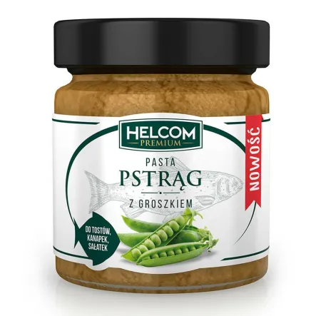 Pasta z Pstrąga z Groszkiem 180 g - Helcom