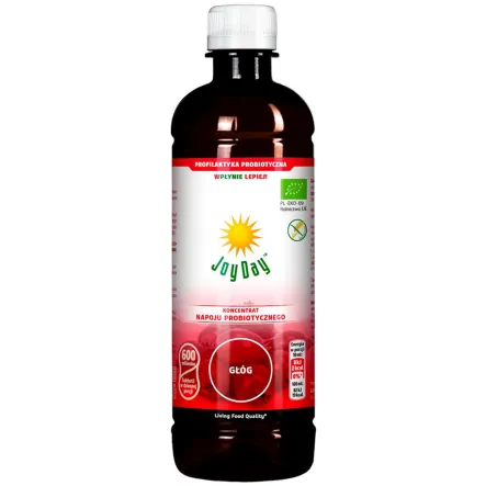 Koncentrat Napoju Probiotycznego Głóg Bio 500 ml Joy Day - Wyprzedaż