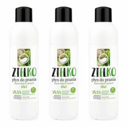 3 x ZIELKO Płyn do Prania Tkanin Białych i Jasnych KIWI 1 l - Sylveco