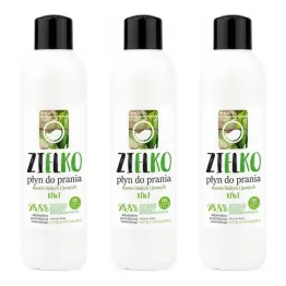3 x ZIELKO Płyn do Prania Tkanin Białych i Jasnych KIWI 1 l - Sylveco