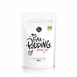 Bio Flax Pudding z Dziką Różą 200 g - Diet Food