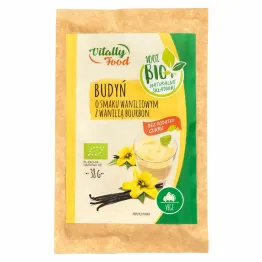 Budyń o Smaku Waniliowym z Wanilią Bourbon Bio 38 g - Vitally Food