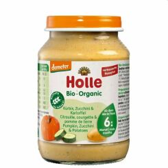 Danie dla Niemowląt Dynia, Cukinia, Ziemniak Bio Demeter 190 g - Holle