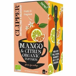 Herbatka o Smaku Mango i Owoców Cytrusowych Bio 36 g (20x 1,8 g) - Clipper