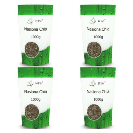 Zestaw 4 x Chia Szałwia Hiszpańska 1000 g Vivio