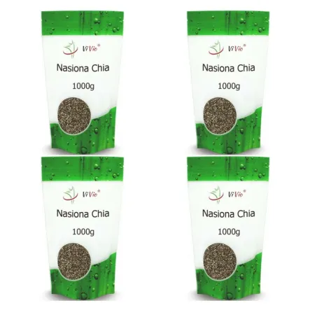 Zestaw 4 x Chia Szałwia Hiszpańska 1000 g Vivio