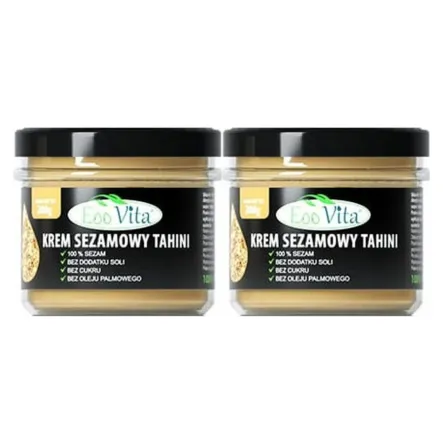 2 x Krem Sezamowy Tahini 200 g - EOOVITA