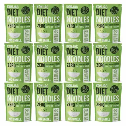 12 x Makaron Shirataki Konjac Noodles Zero 200 g - Diet-Food