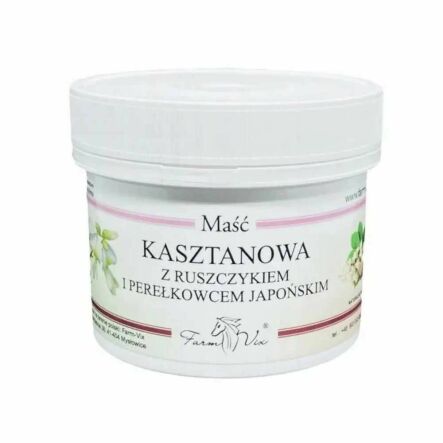Maść Kasztanowa z Ruszczykiem i Perełkowcem Japońskim 150 ml - Farm-Vix