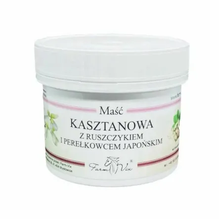Maść Kasztanowa z Ruszczykiem i Perełkowcem Japońskim 150 ml - Farm-Vix