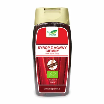 Syrop z Agawy Ciemny B/G Bio 350g (250ml) Bio Planet
