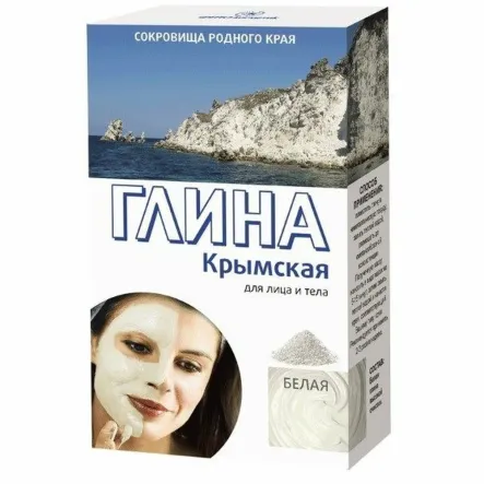 Krymska Glinka Biała Matująca 100 g - Fitocosmetic - Wyprzedaż