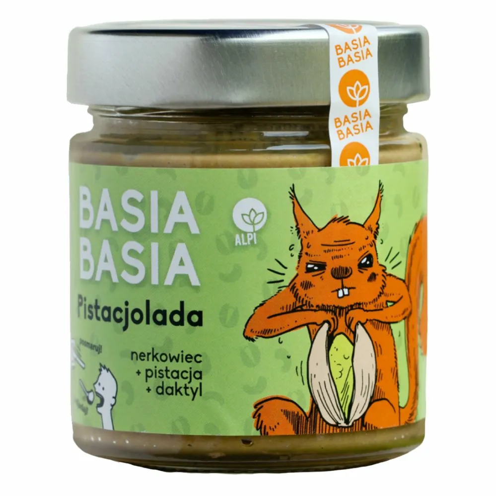 Krem Pistacjolada - Nerkowce Pistacje Daktyle 195 g - Basia Basia