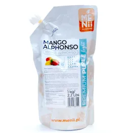 Puree Mango Alphonso LIGHT Premium z Erytrytolem Pulpa 1 kg - Menii