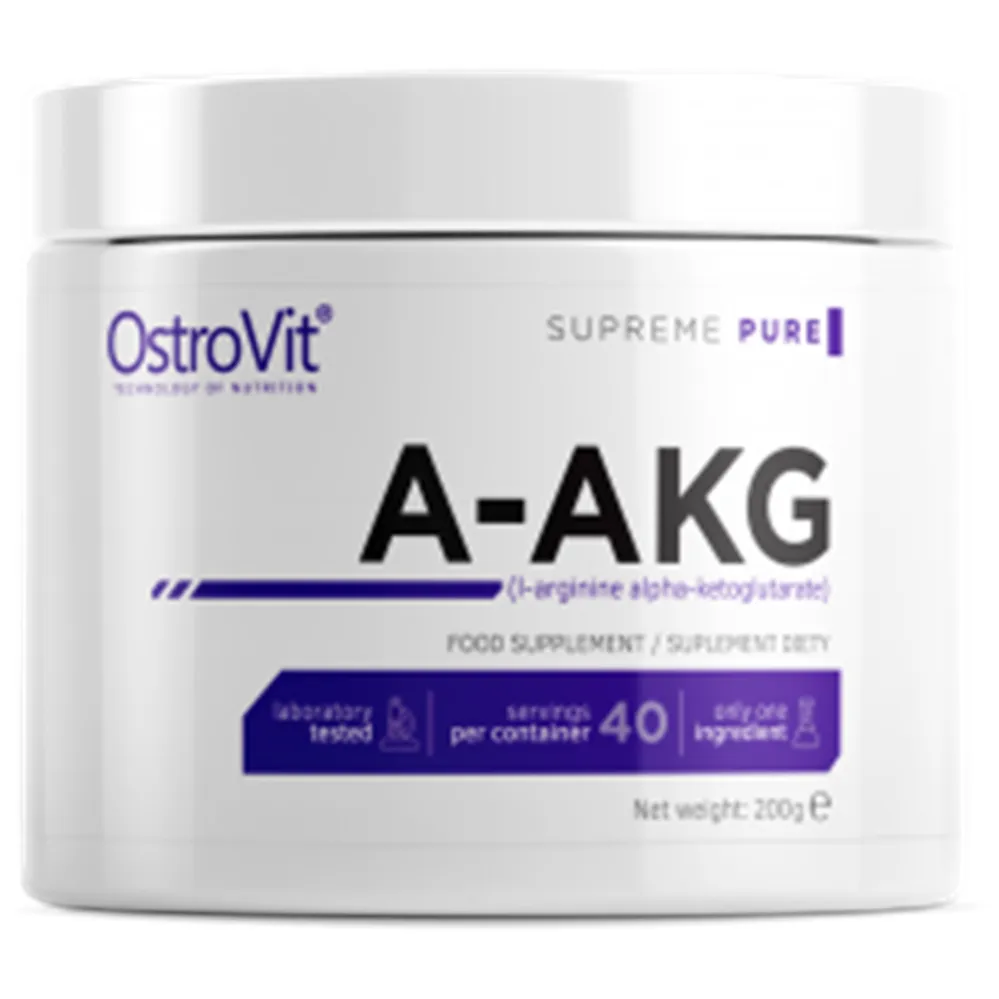 A-AKG 200 g Pure Alfa-Ketoglutaran Argininy OstroVit - Wyprzedaż