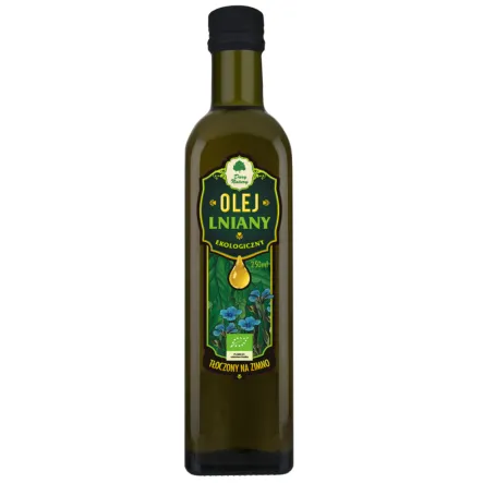 Olej Lniany Ekologiczny Bio 250 Ml - Dary Natury