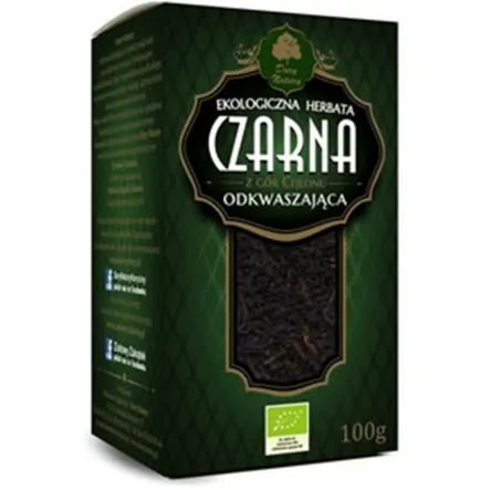 Herbata Czarna Odkwaszająca Liściasta Bio 100 g - Dary Natury