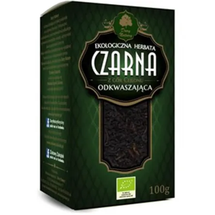 Herbata Czarna Odkwaszająca Liściasta Bio 100 g - Dary Natury