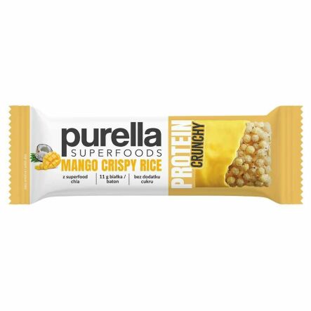 Baton Proteinowy Mango Crispy Rice 45 g - Purella