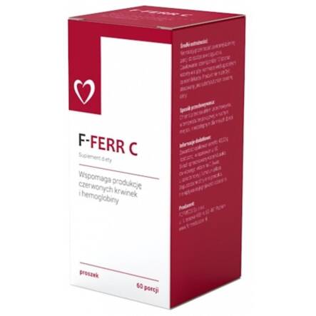 F-FERR C Żelazo + Witamina C Proszek 60 porcji - Formeds