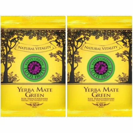 2 x Yerba Mate Green TUTTI FRUTTI 50 g