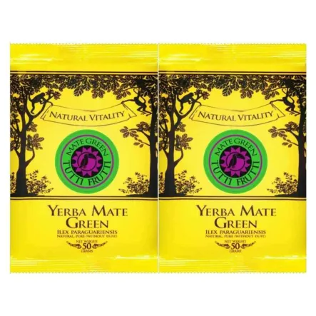 2 x Yerba Mate Green TUTTI FRUTTI 50 g