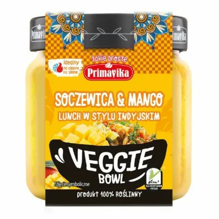 Veggie Bowl - Lunch w Stylu Indyjskim 180 g - Primavika