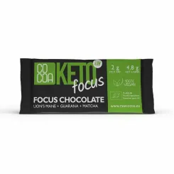 Czekolada Keto Focus Bio 40 g - Cocoa - Przecena Krótka Data Minimalnej Trwałości