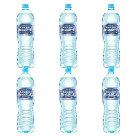 6 x Woda Źródlana Naturalnie Alkaliczna ph 7,7 Niegazowana 1,5 l - Kuracjusz Beskidzki