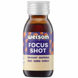 Shot Focus (Granat, Kofeina, Żeń-Szeń, Chilli) 60 ml - Welsom