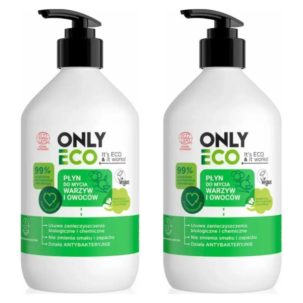 2 x Płyn do Mycia Owoców i Warzyw Eco 500 ml - Only Eco