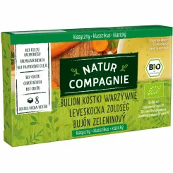 Bulion Kostki Warzywne Bez Dodatku Cukru Bio 84 g - Natur Compagnie