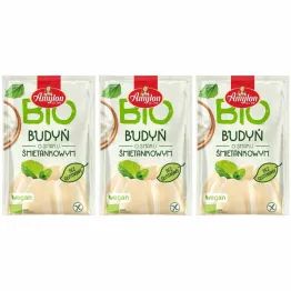 3 x Budyń o Smaku Śmietankowym Bezglutenowy Bio 40 g - Amylon