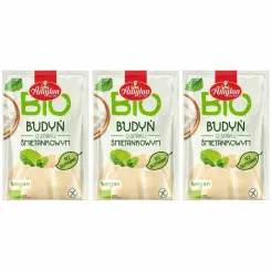 3 x Budyń o Smaku Śmietankowym Bezglutenowy Bio 40 g - Amylon