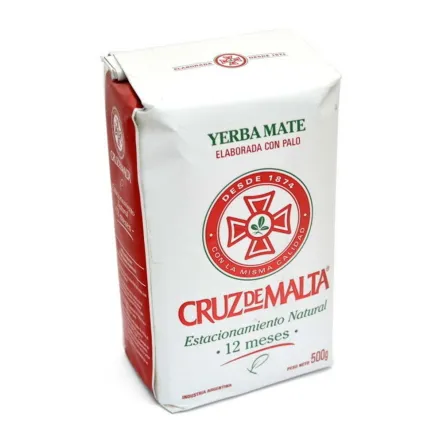 Yerba Mate Cruz De Malta Elaborada Con Palo 500 g