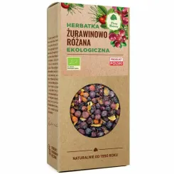 Herbatka Żurawinowo - Różana EKO 100 g - Dary Natury