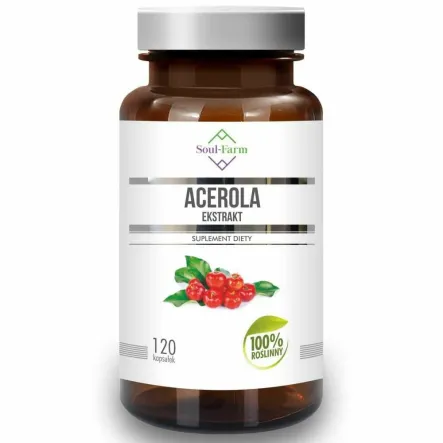 Acerola Ekstrakt 120 Kapsułek - Soul Farm