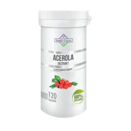 Acerola Ekstrakt 600 mg 120 Kapsułek Soul Farm