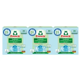 3 x Sodowe Tabletki do Zmywarek All in One 30 Sztuk - Frosch