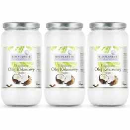 3 x Olej Kokosowy Virgin Bio 950 ml - Bio Planete
