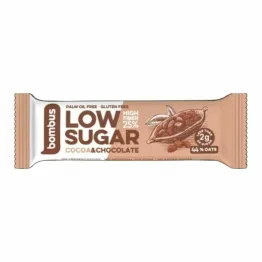 Baton Low Sugar Kakao-Czekolada Bezglutenowy 40 g - Bombus