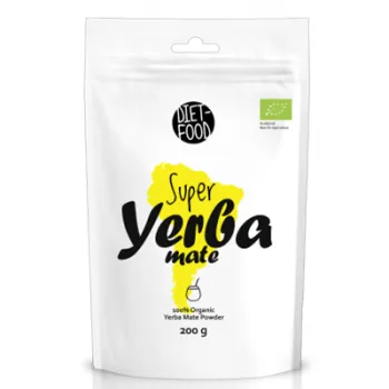 Yerba Mate Instant Bio 200 g Diet Food - Przecena Krótka Data Minimalnej Trwałości