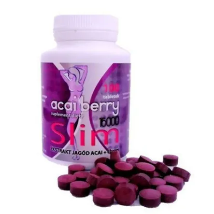 Acai Berry 16000 Tabletki 100 sztuk - Komfar
